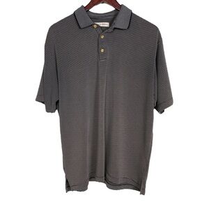 Jamaica Jaxx Striped Polo Shirt Size Large